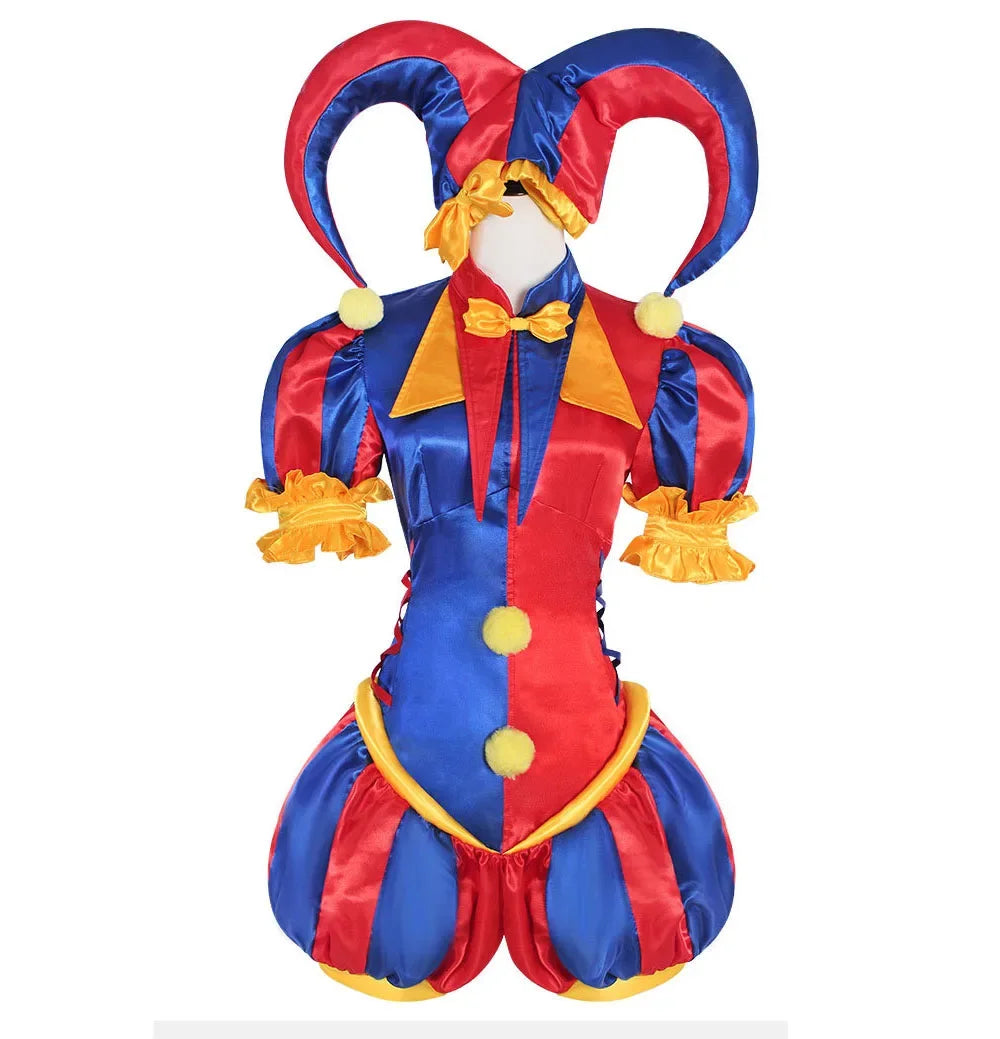 Pomni Costume Clown Uniform Anime the Amazing Digital Circus Halloween Outfit - View 7