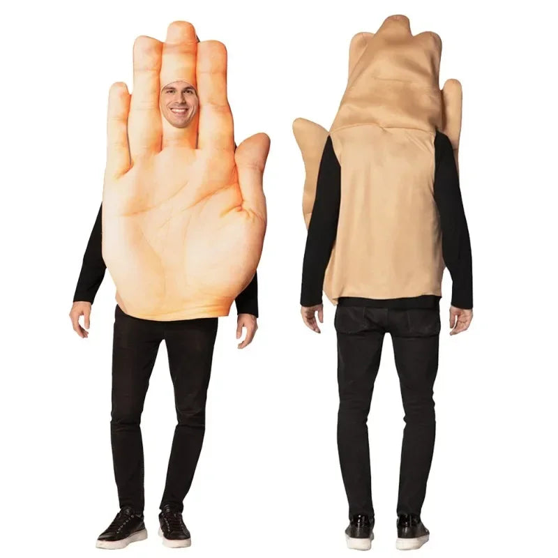 Halloween Funny Cosplay Costume Hand Foot Outfits Friends Couple Stage Performance Carnival Party