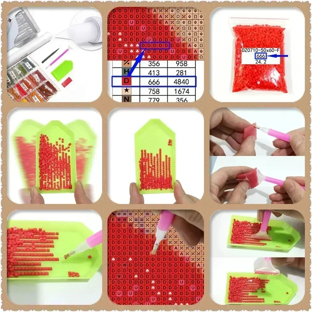 Horror Bride Horror Halloween Diamond Painting Kit DIY Diamond Embroidery - product image 4