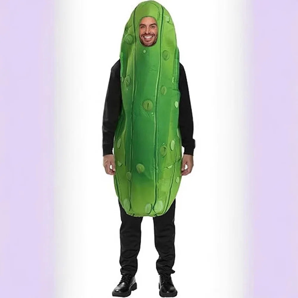 Men's Cucumber Fruit Clothing Sets Cucumber Green Top Costume - alternate view 3