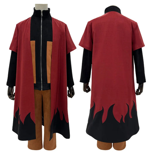 Costume Haori Uniform Halloween Cos Convention Unisex Adult Version - Orange / XS（old）