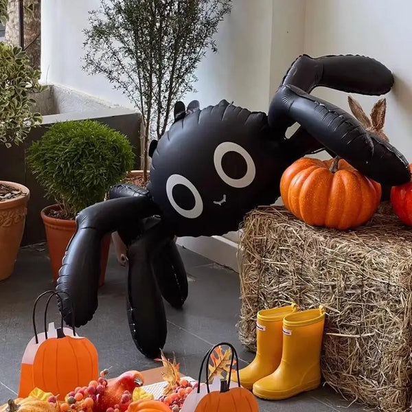 Halloween 3D Black Spider Balloon Ghost Festival Party Decorations Trick Toy Balloon Halloween Party Supplies - product image 1