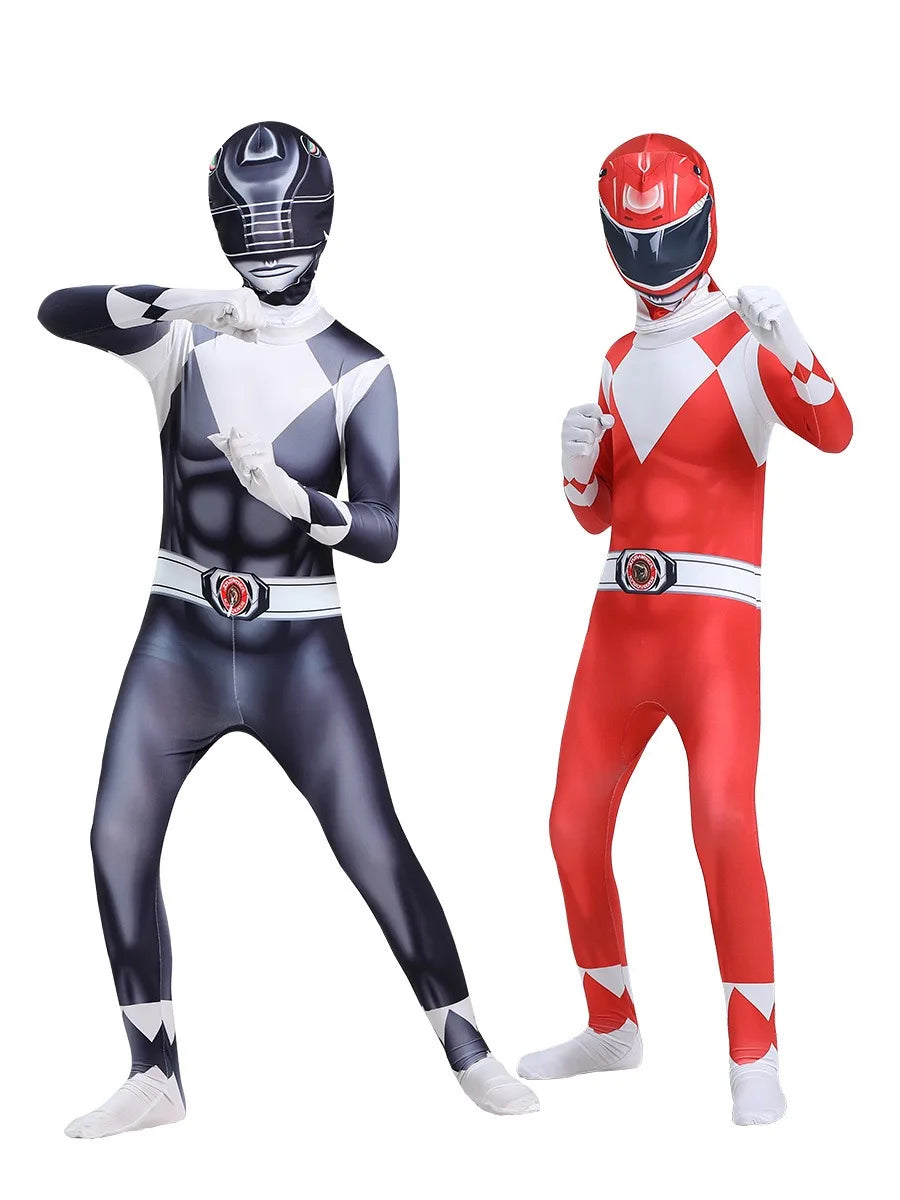 Adult Morpher Superhero Samurai Sentai Shinkenger Rangers Costume Halloween Costume Mask - Pink / 170