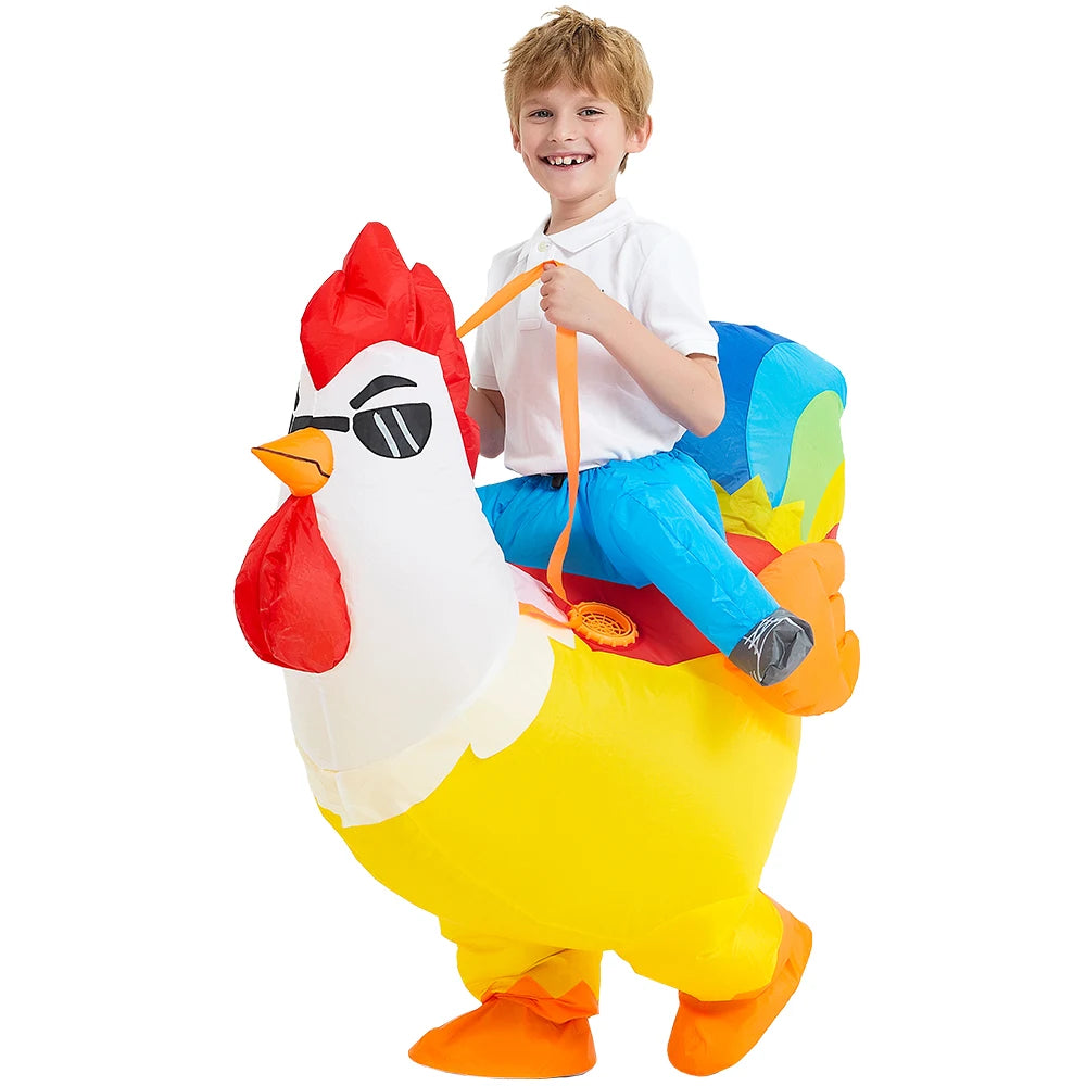 Kids Child Dinosaur Unicorn Inflatable Costume Cute Funny Clothing For Boys Girls Halloween Christmas - product image 3