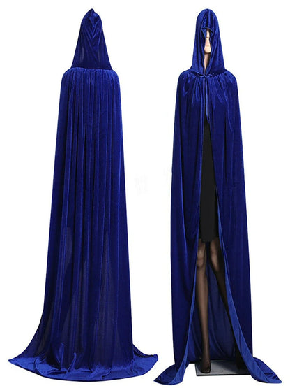 Adult Witch Gothic Hooded Cloak Vampires Grim Reaper Capes Costume - alternate view 7
