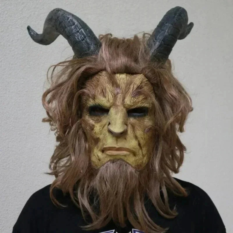 Prince Adam Cospaly Costumes Anime the Beast Costume Cartoon Beauty and Suit Mask - Full Set Suits / L