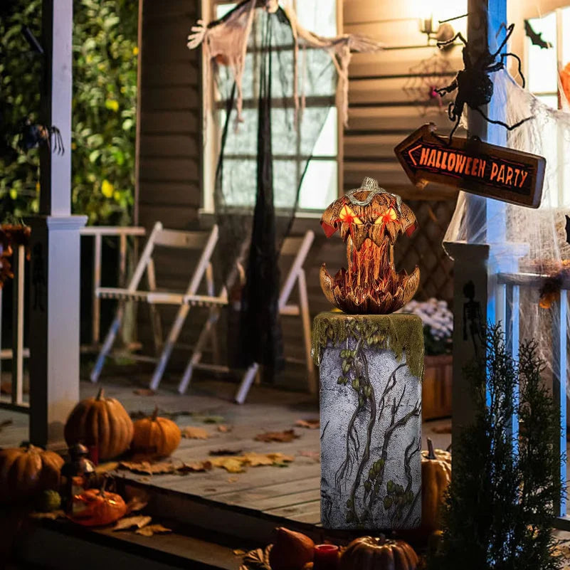 Noise Activated Pumpkin Animated Talking Pumpkin Decoration Lifting Pumpkin Creates a Spooky Atmospheresfor