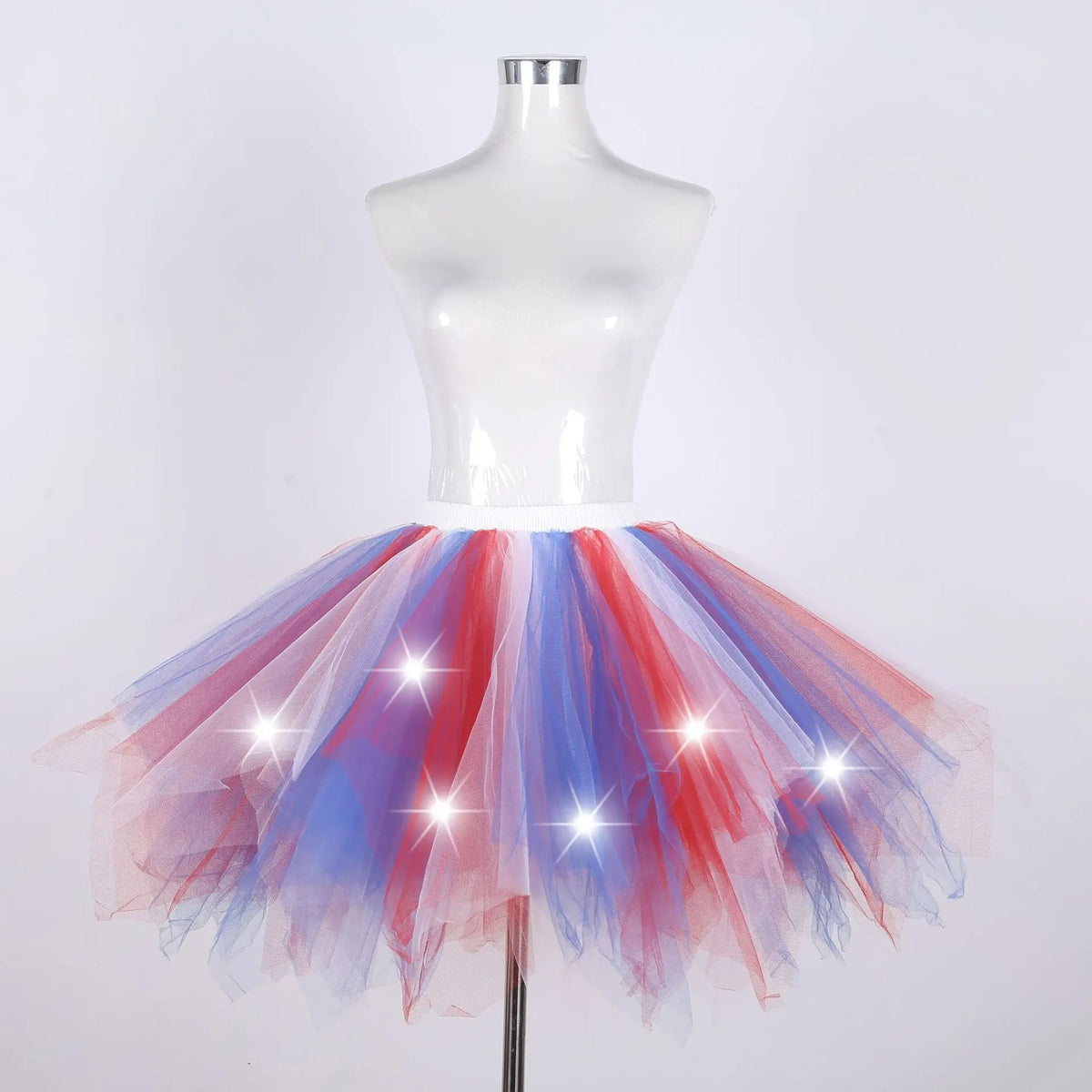 LED Light-Up Tutu Skirt & Fairy Headband Options – Neon Party Costume