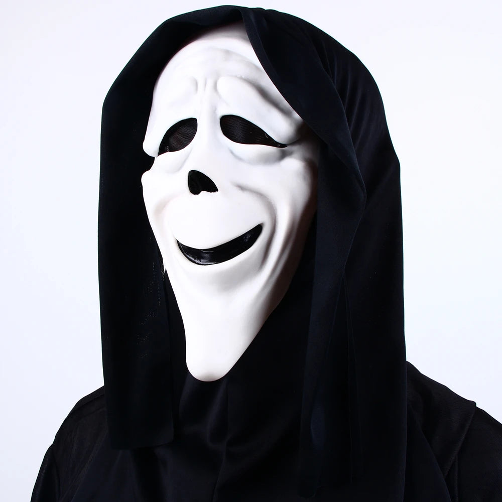 Quality Halloween Movie Scream Horror Face Mask Realistic Creepy Ghost Masks Stick Tongue Out Funny Scary - product image 4