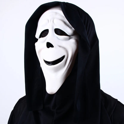 Quality Halloween Movie Scream Horror Face Mask Realistic Creepy Ghost Masks Stick Tongue Out Funny Scary - product image 4