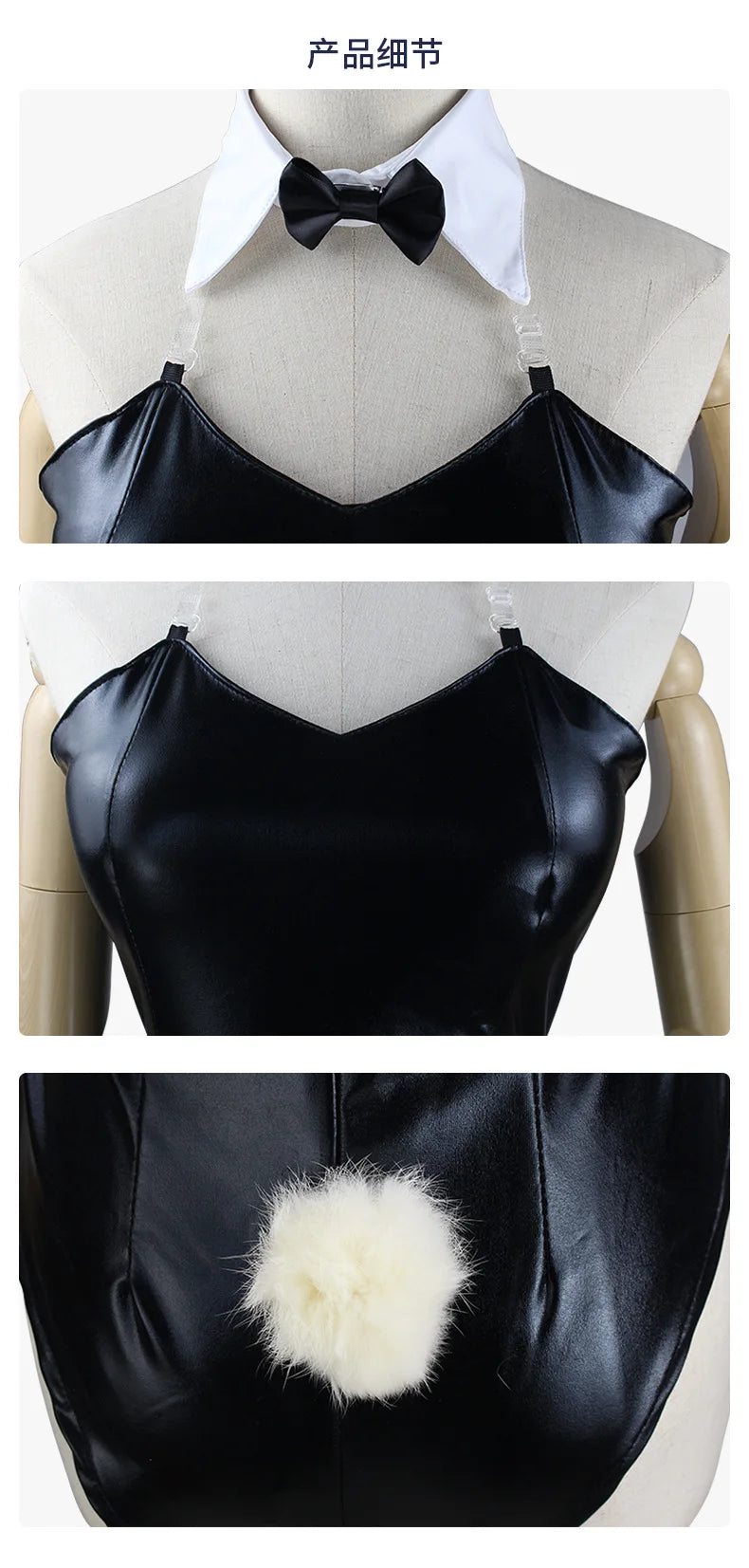 Adult Plus Size Anime Bunny Senpai Cosplay Costume Halloween Women Black Sexy Jumpsuit Does Not Dream of Sakurajima Mai Outfits
