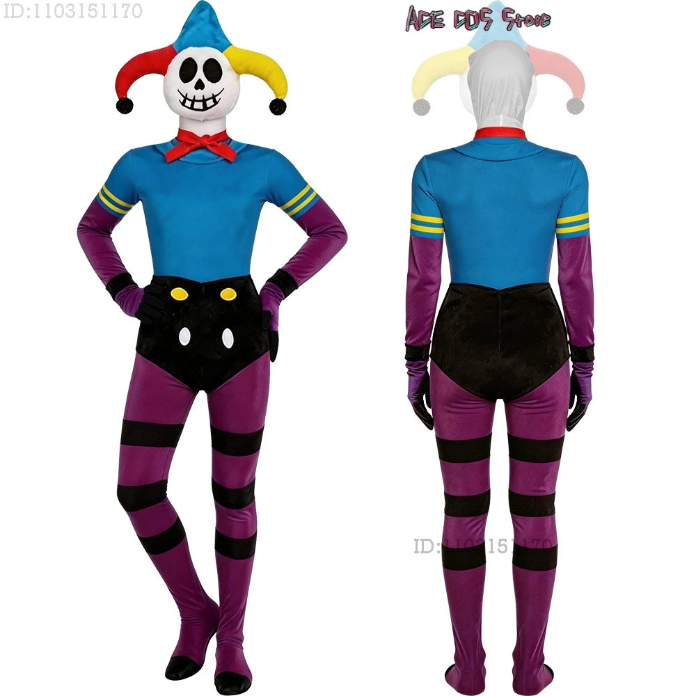 The Costume Prototype Costume Hat Horror Game Cosplay Jumpsuit 110-190 Scary Evil - Costume / 180