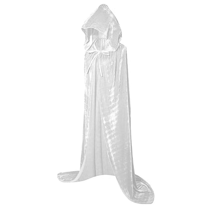 Halloween Cloaks Gothic Hooded Cloak Adult Elf Witch Long Purim Carnival Capes Robe Larp Women Men Vampires - product image 8