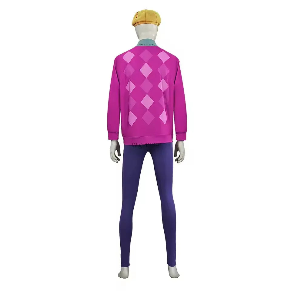 Demon Costume Saja Boys Baby SODA POP Costume Wig Kawaii Lovely Hot Pink Sweater Yellow - Full set Wig / S
