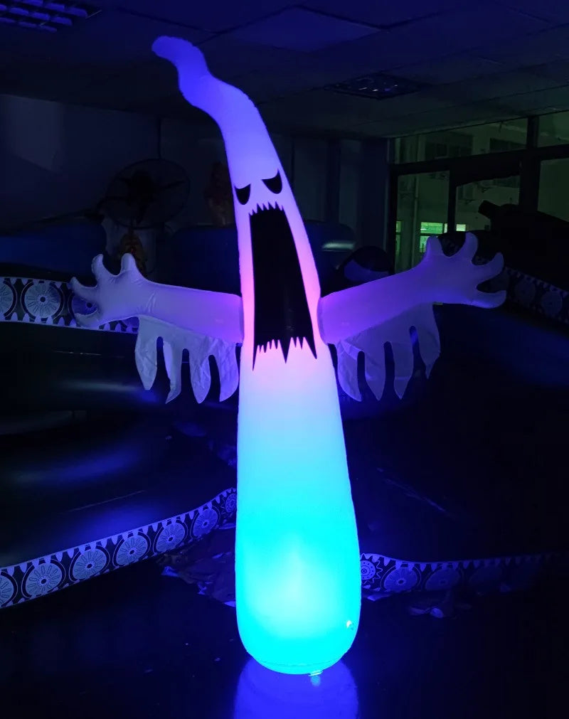 Glowing Inflatable Halloween Ghost Remote Control Flashing Ghost Horror Outdoor Courtyard Party Props - product image 1