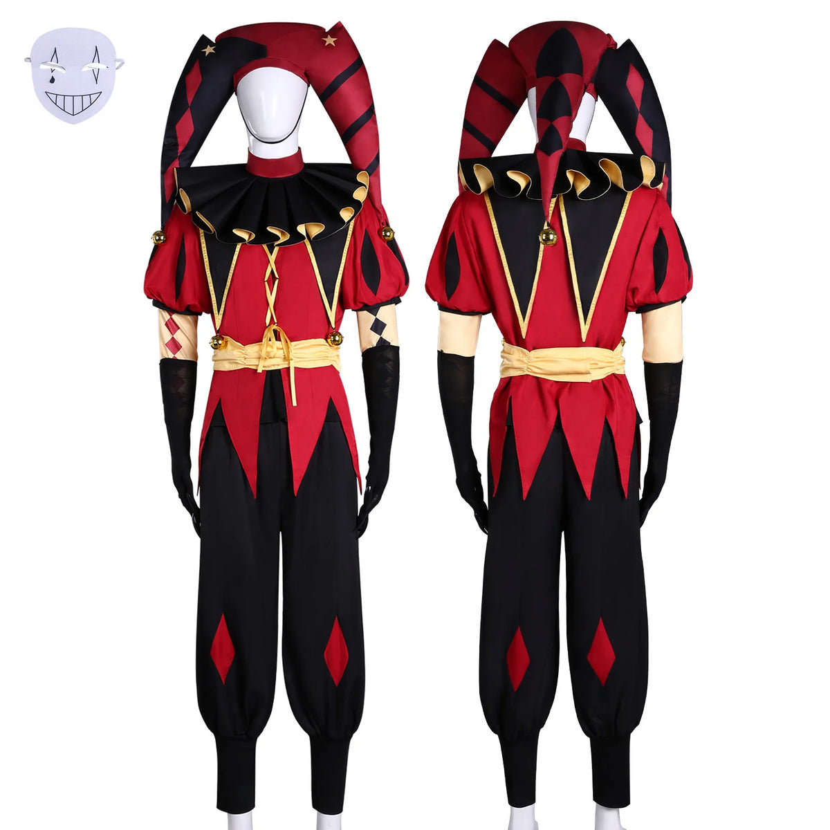 Birot Freak Circus Clown Costume Cos Circus Clown