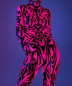 black red