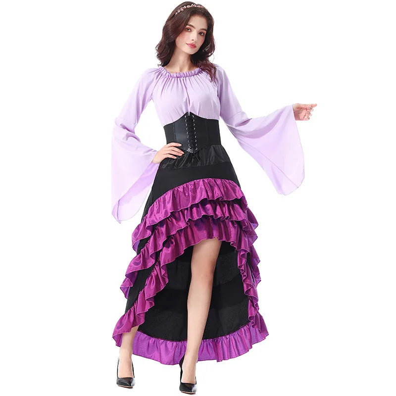 Women's Renaissance Pirate Halloween Costume Set