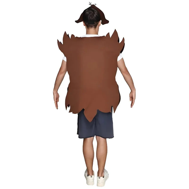 Adult Cuckoo Wall Clock Novelty Halloween Costume – Brown