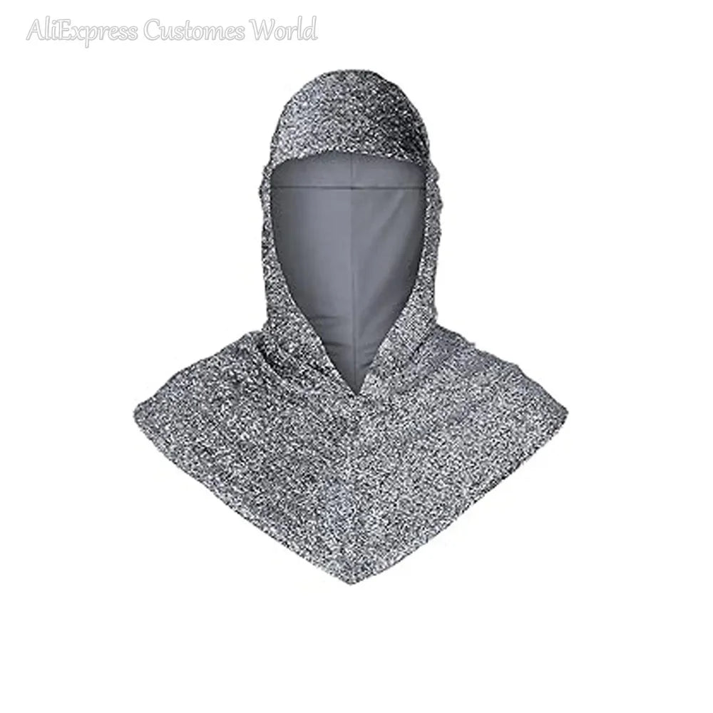 Renaissance for Men Outfits Armor Tunic Coif Cowl Crusader Costume Medieval Noble Knight - Hats Shirt Belt / XS（old）
