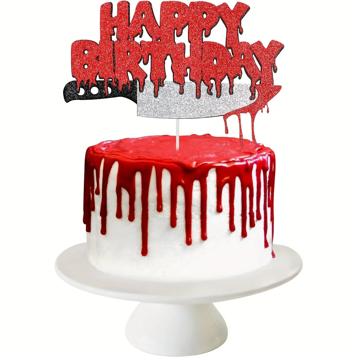 1-Piece Spooky Halloween Horror Cake Decor - Unique centerpiece for a Scary Sweet - product image 2
