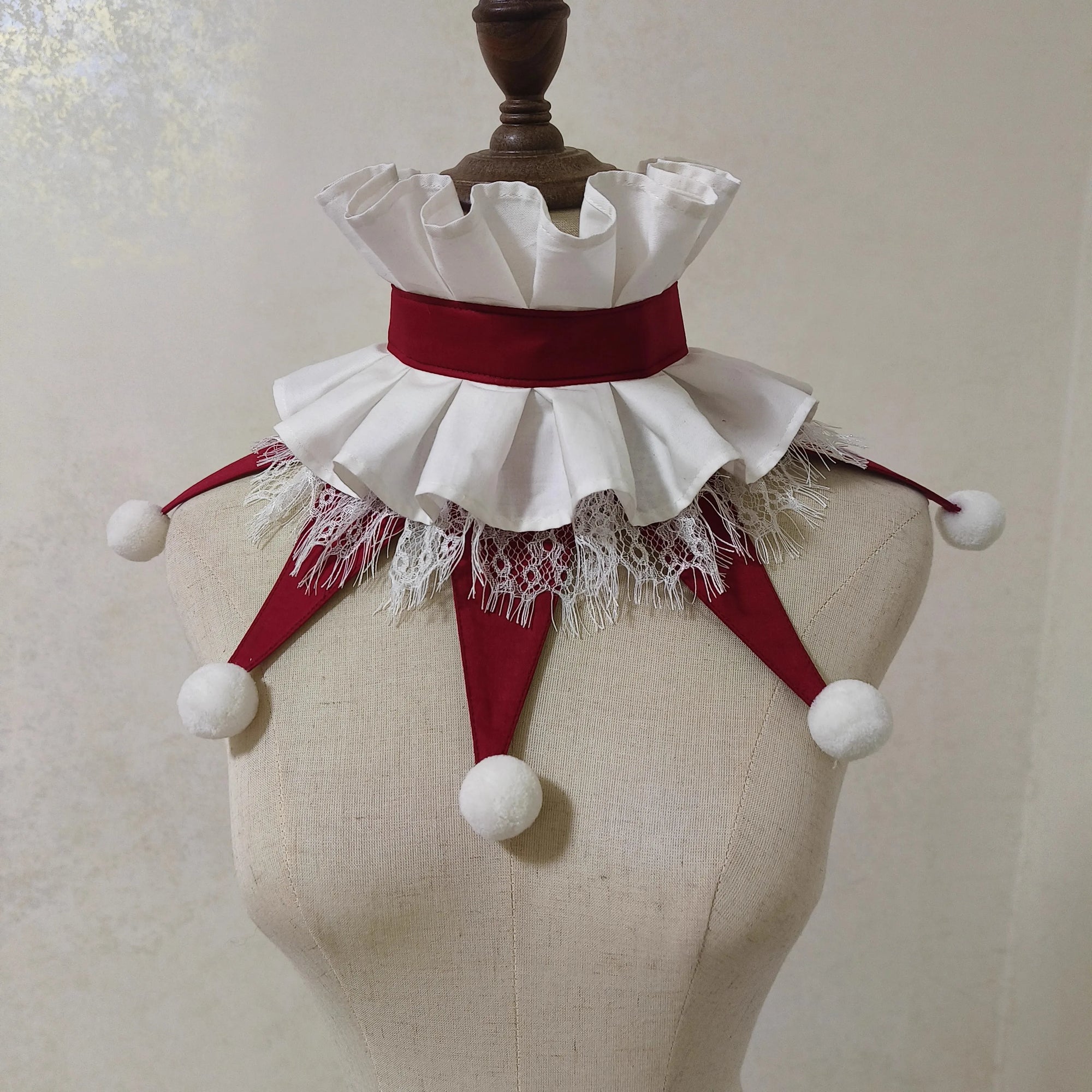 Original Designed Colorful Clown Collar Halloween Performance Characteristic Collar Fairy - View 13