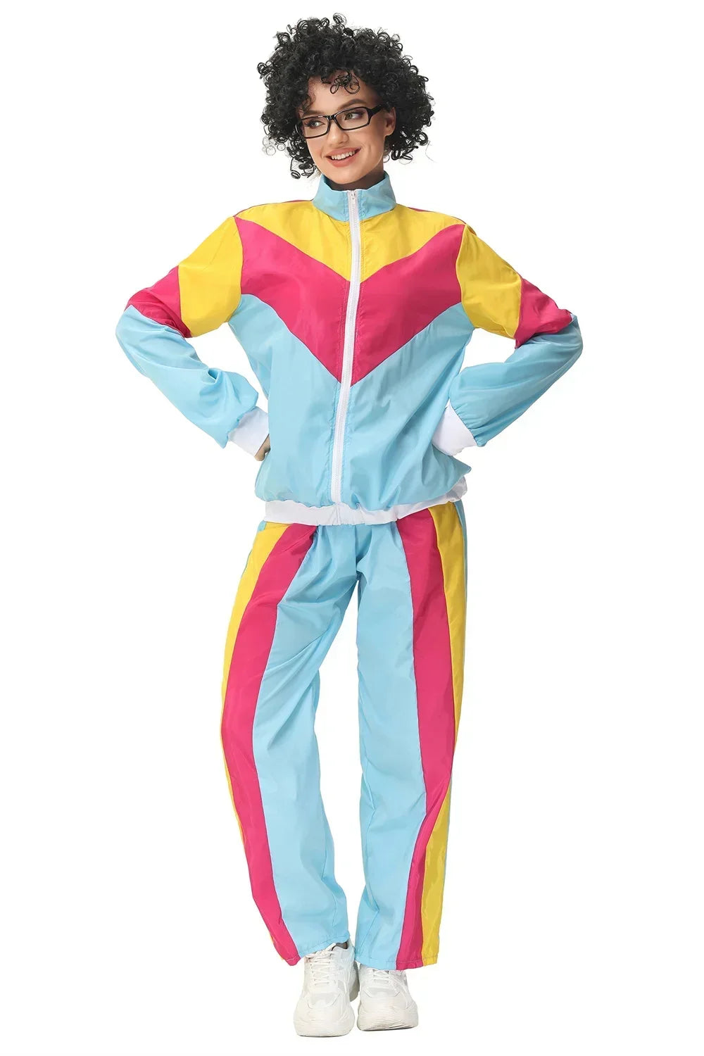 Women's Hippie Cosplay Costumes Carnival Halloween Party Retro 70s 80s Rock Disco Hippies Sports Suit - product image 8
