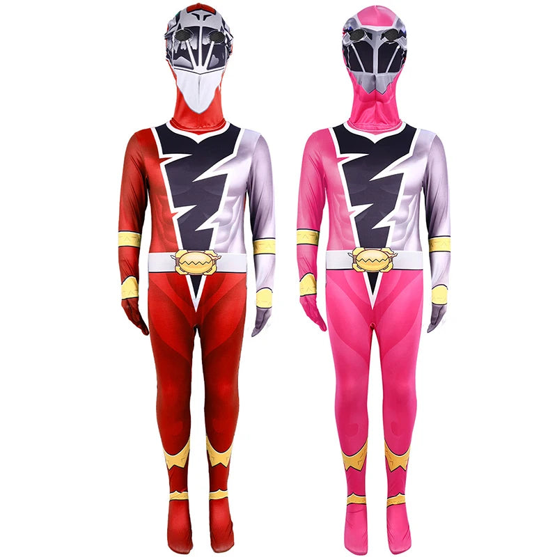 Anime Fancy Adult Ranger Kishiryu Sentai Ryusoulger Costume Jumpsuit Halloween Men - Gold / 140