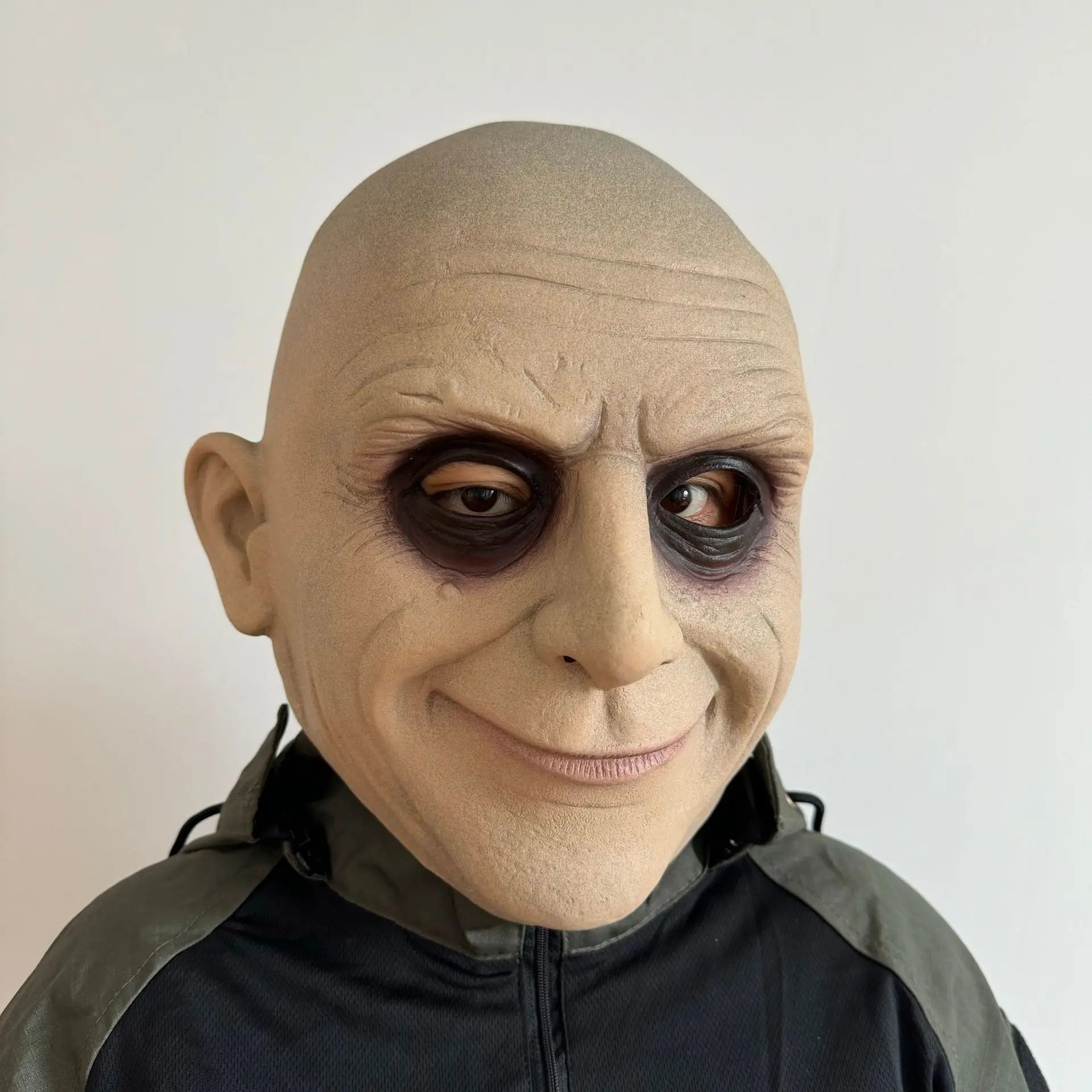 Cosplay Masks Latex Wednesday Uncle Fester Full Head Halloween CostumeParty