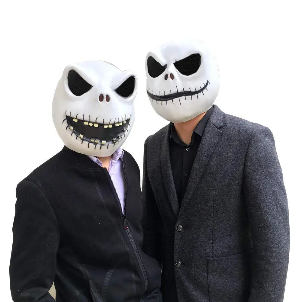 Jack Skellington Mask Helmet Halloween Carnival Jack Skeleton Head Mask Horror ScaryCosplay