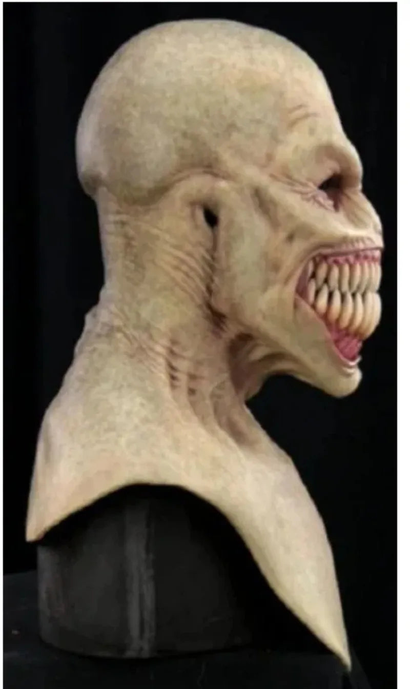 Horror Sharp Teeth Masks Latex Big Mouth Teeth Chompers Costume Creepy Monster Mask - View 4
