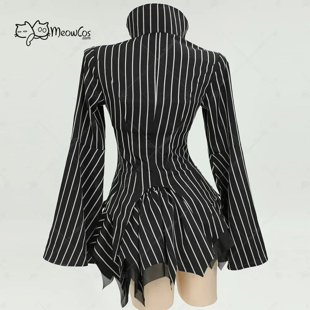 Women's Gothic Cosplay Costume with Skirt & Gloves - black M United States