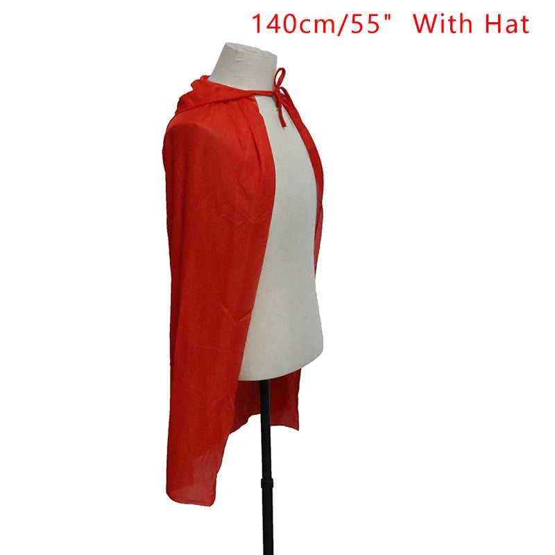 Halloween Costume for Men Women's Kids Female Girl Boy Adult Death Scary Devil Role Red - 8