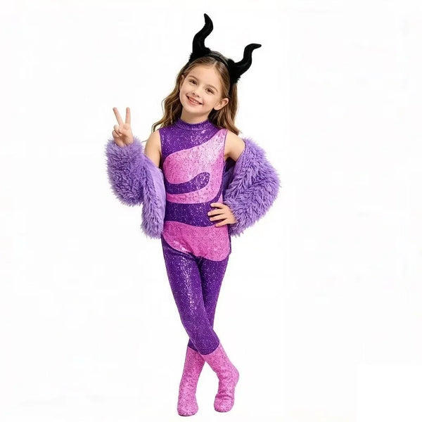 Kids Cartoon Animal Stage Costume - Long Sleeve Performance Outfit