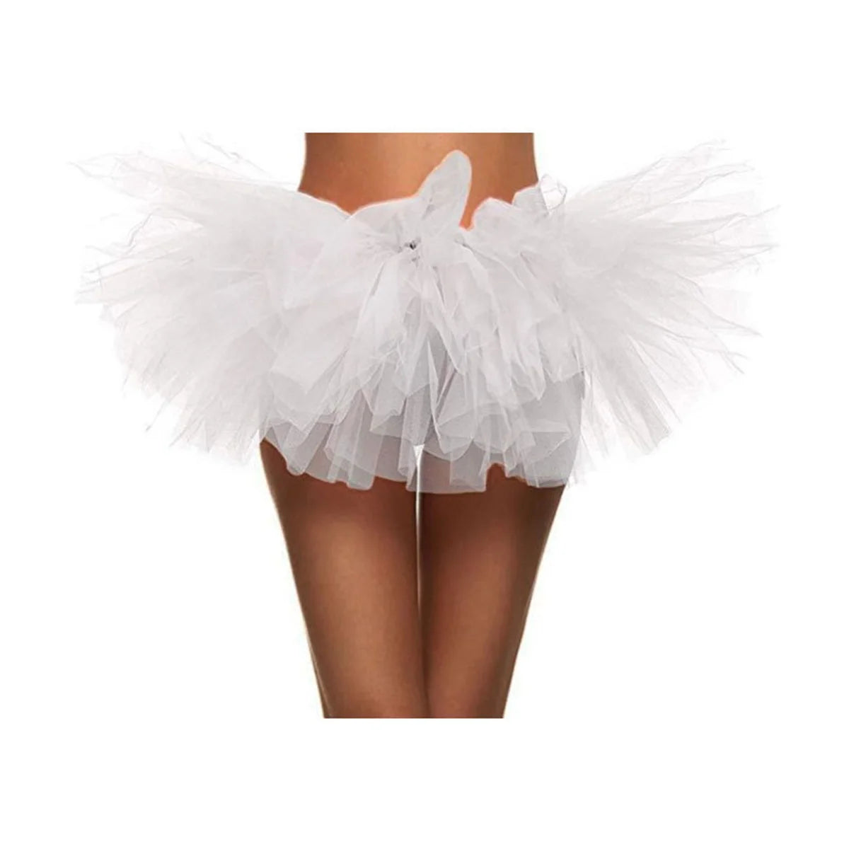 Women's 5-Layer Tulle Tutu Skirt – Fluffy 1980s Halloween Costume