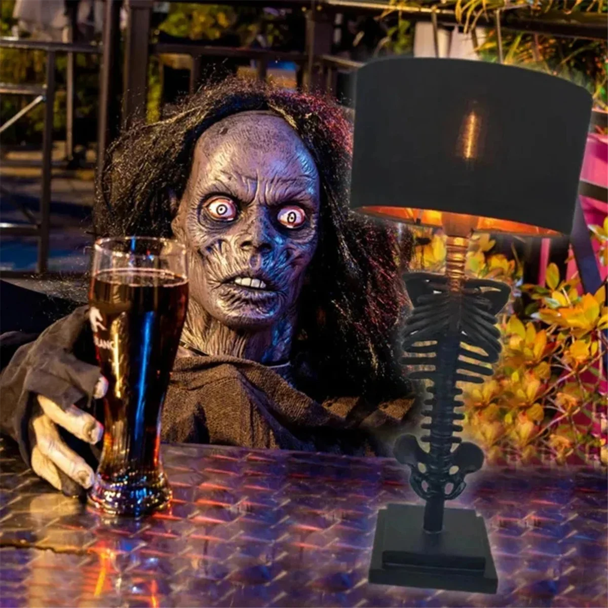 A61KK Halloween Lights, Party Atmosphere, Skull Desktop Supplies, Skull Night - product image 3