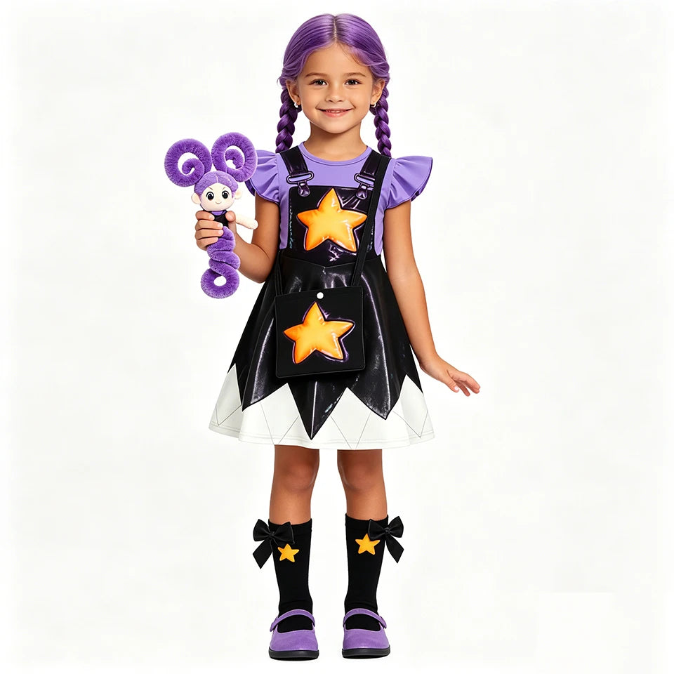 Poppy Playtime-Inspired Lily Costume for Girls | Doll Dress-Up