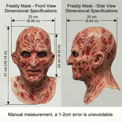 Realistic Scarred Mutant Latex Mask Horror Halloween Costume Full Head Creepy Monster - View 6