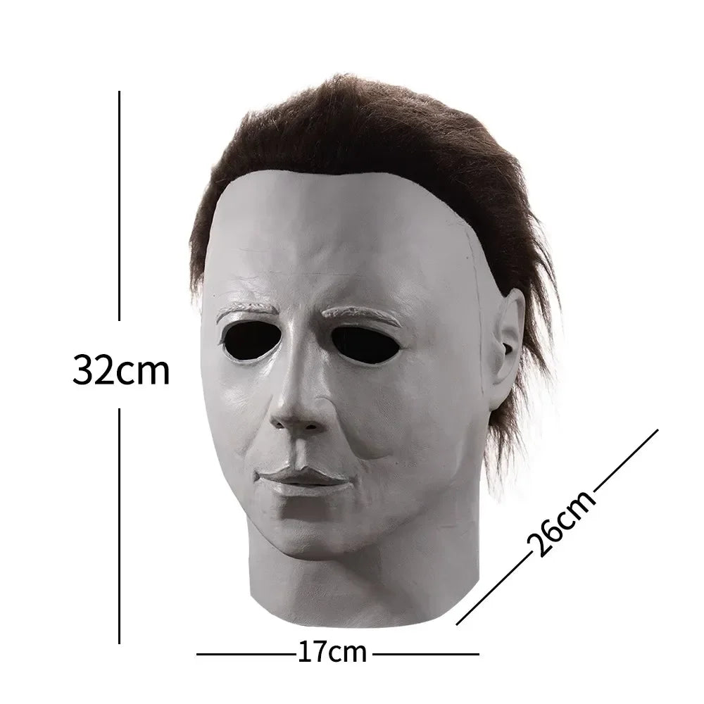 Halloween Mask Costume Horror Bloody Killer Demon Latex Helmet Props Realistic Headgear - View 6