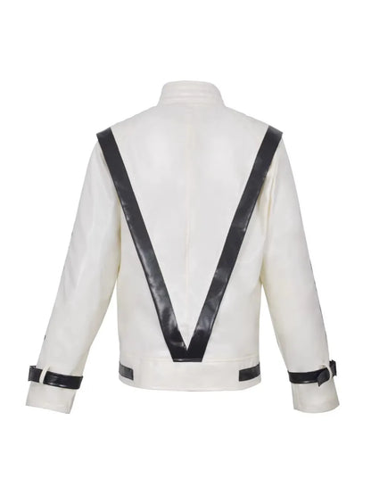 Thrilling Night Michael , red leather jacket, retro 80s singer Costume - alternate view 4