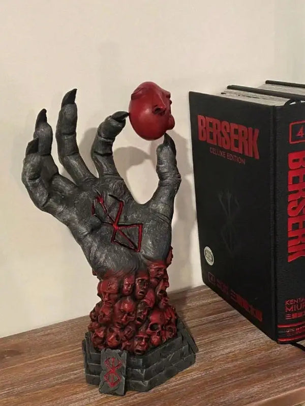 Gothic Horror Demon Sacred Hand Statue - Gothic Halloween Decor, Resin Art Collectible, Handcrafted Piece - product image 1
