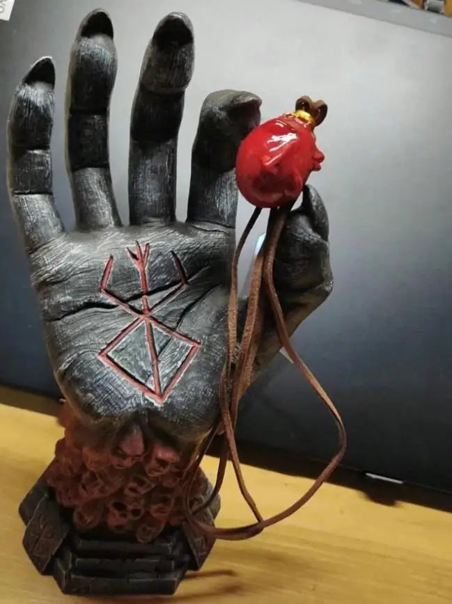 Gothic Horror Demon Sacred Hand Statue - Gothic Halloween Decor, Resin Art Collectible, Handcrafted Piece - product image 6