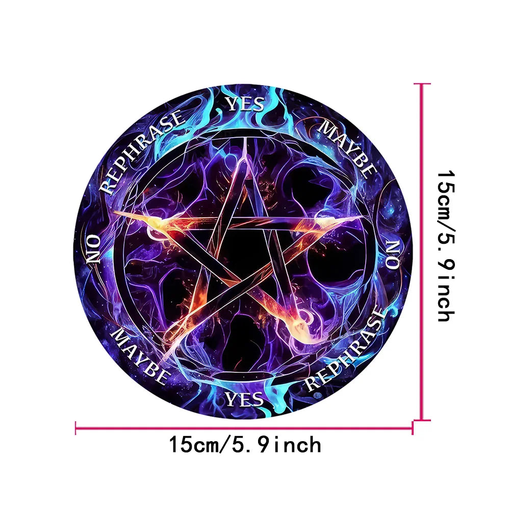 Crystal & Star Astrology Pendulum Divination Mat
