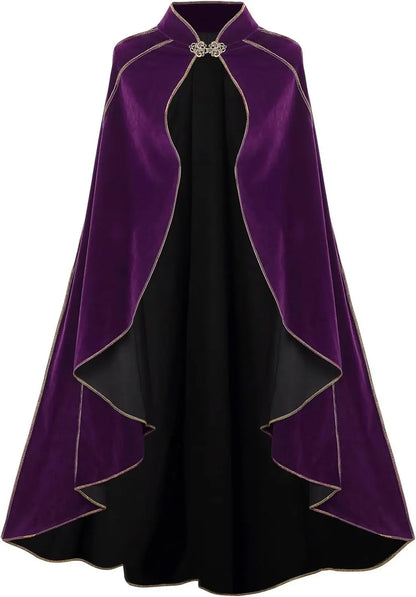 Men Halloween Cloak Costume Cape Medieval Shawl Vampire Pirate Robe Old Ranger Costume - View 9