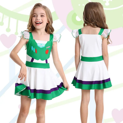 Halloween Masquerade Jessie Costume & hairband Summer toy Movies Cosplay Dress Carnival Party Fancy Stage Performance Outfits