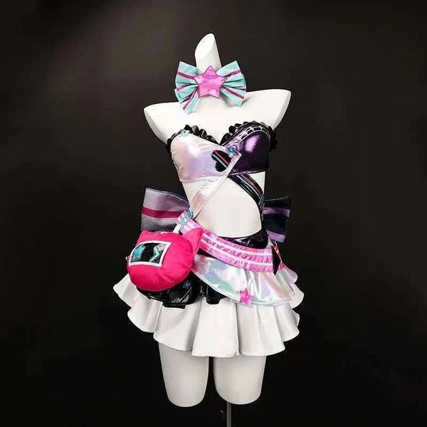 Muse Dash Blue-Haired Virtual Singer Costume Helloween Anime Animation