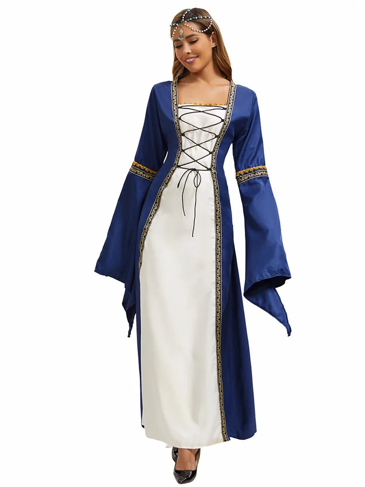 Women's Medieval Lace Full-Skirt Costume - alternate view 4