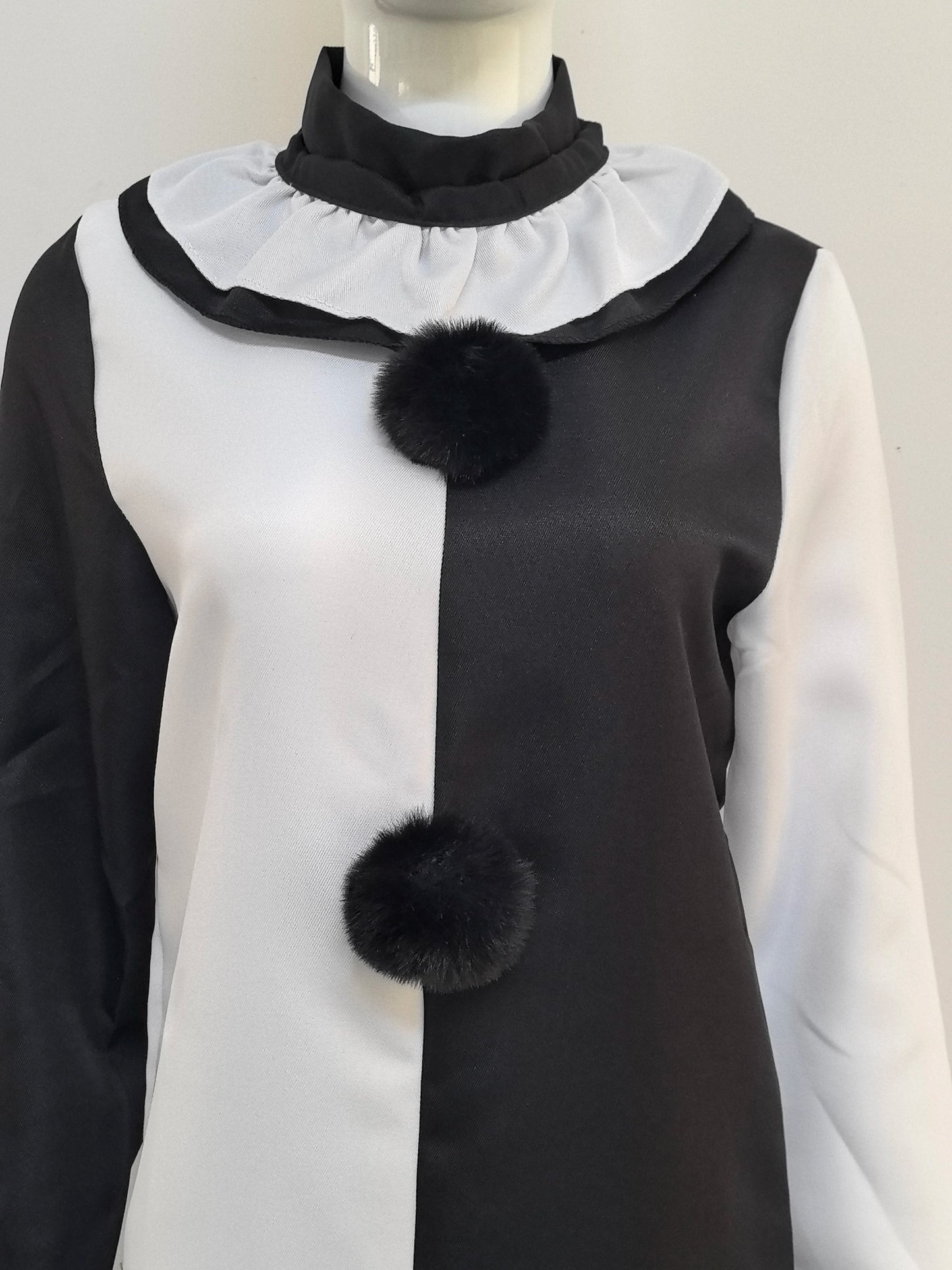 Art the Clown Costume Movie Terrifier 2 Art the Clown Costume Jumpsuit Mask Halloween - Costume and mask C / L