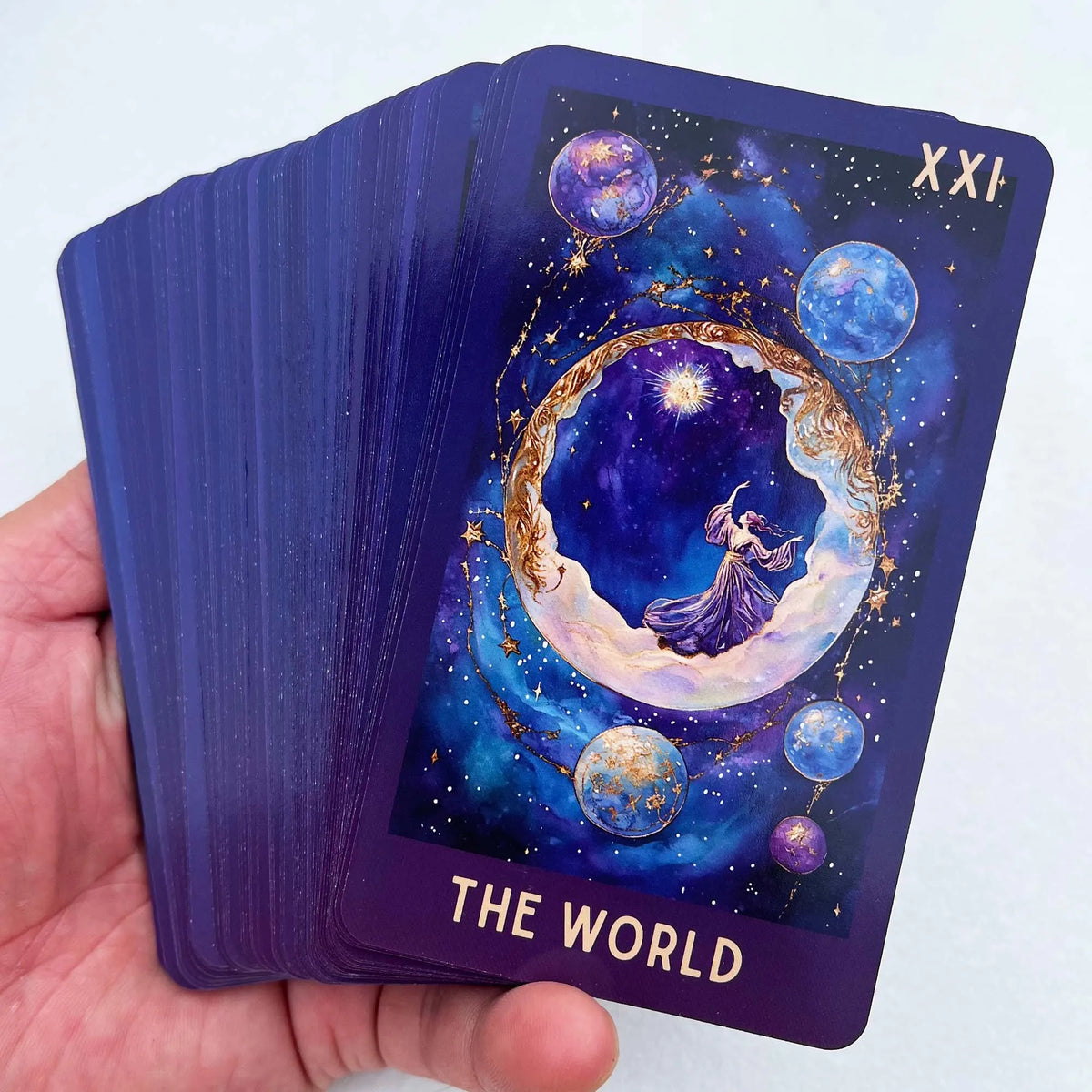 Classic Celestial Tarot Deck – 78 Cards with Guide