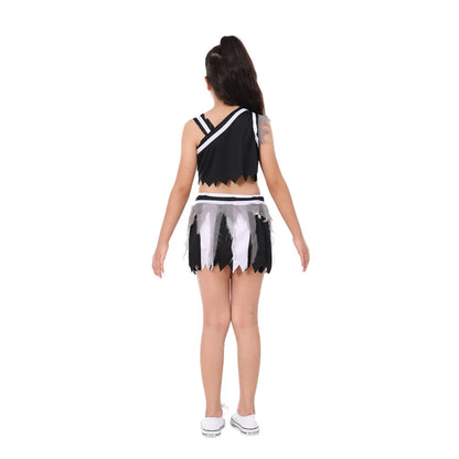 Girls' Bloody Zombie Cheerleader Halloween Costume